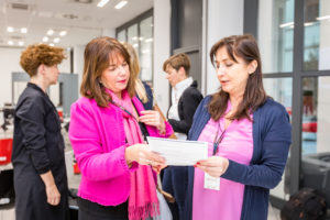 Laurence Paquet, General Manager w firmie Immochan Polska i Małgorzata Poręba, koordynator ULI Poland