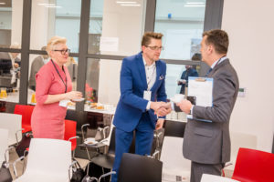 Magdalena Frątczak (CBRE), Karel Zeman, (CBRE Global Investors) i John Banka